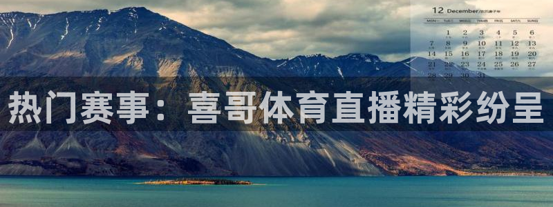 热门赛事：喜哥体育直播精彩纷呈